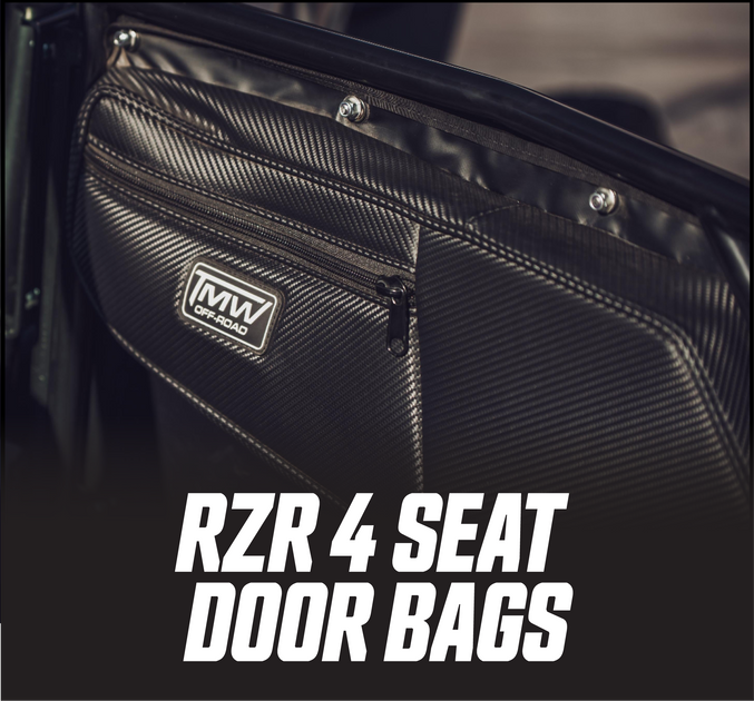 TMW 4 Seat RZR Door Bags | TMWOFFROAD