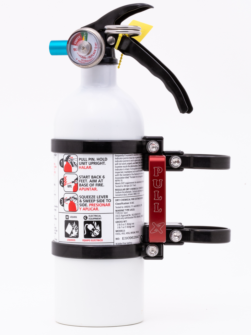 Axia Quick release fire extinguisher mount w/ 2lb extinguisher