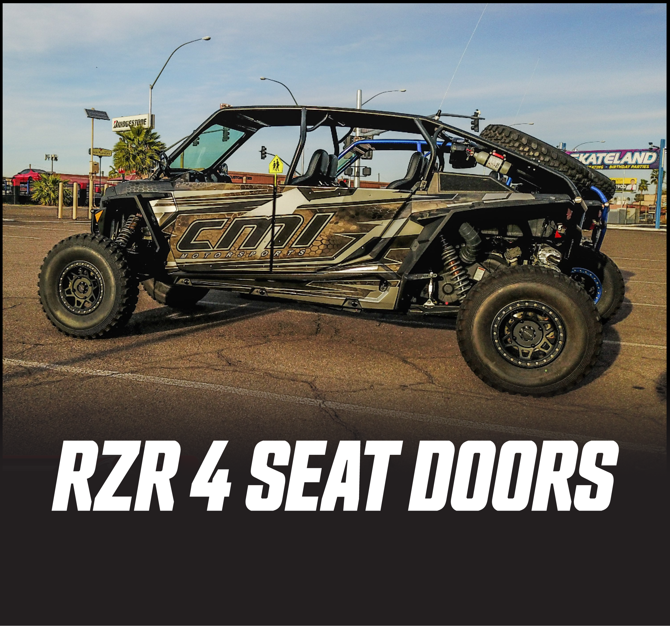 TMW 4 Seat RZR Doors | TMWOFFROAD