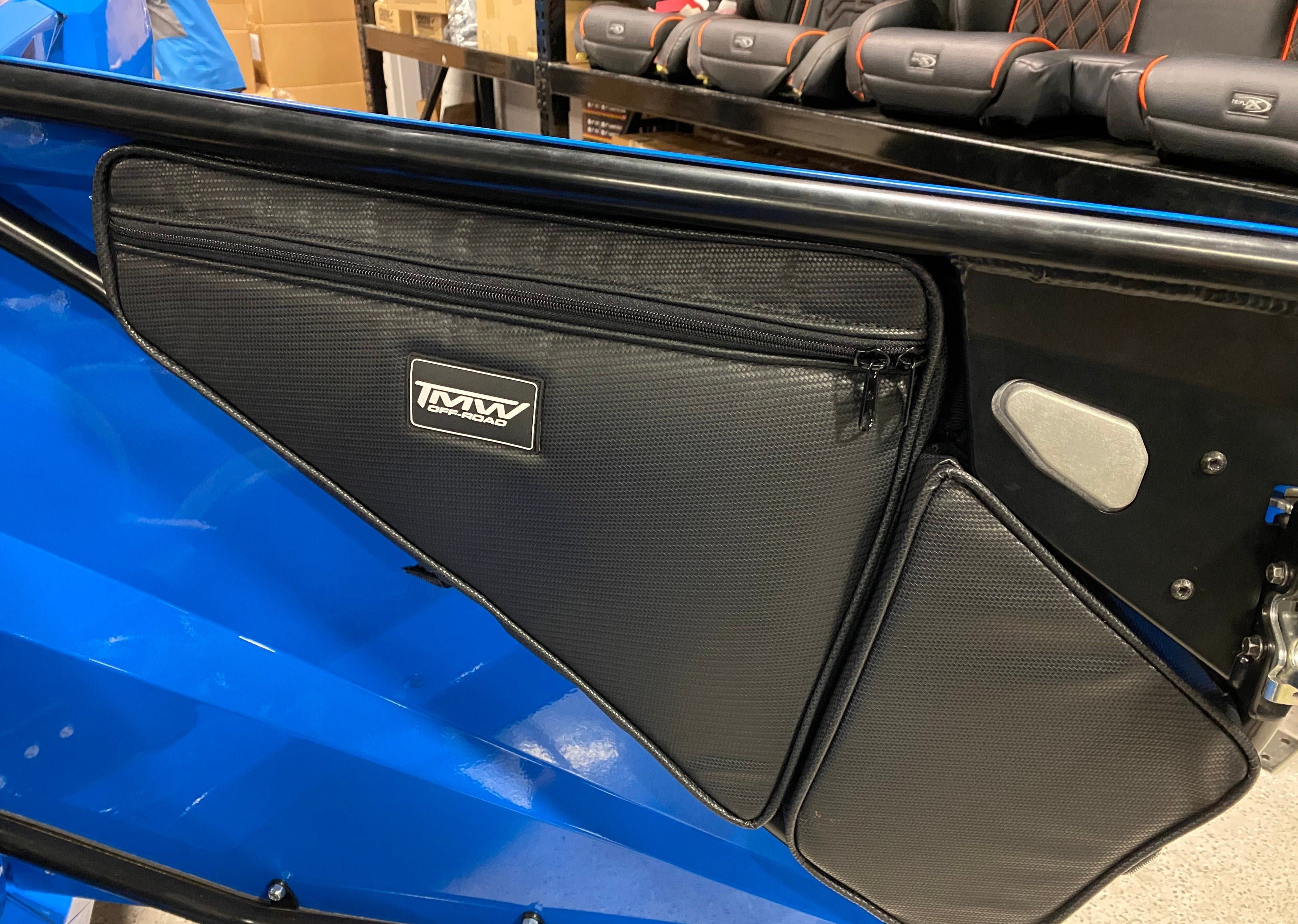 2019+ Sprinter Van Rear Door Lower Stuff Bag Kit - w/Graphite Upholste - RB  Components