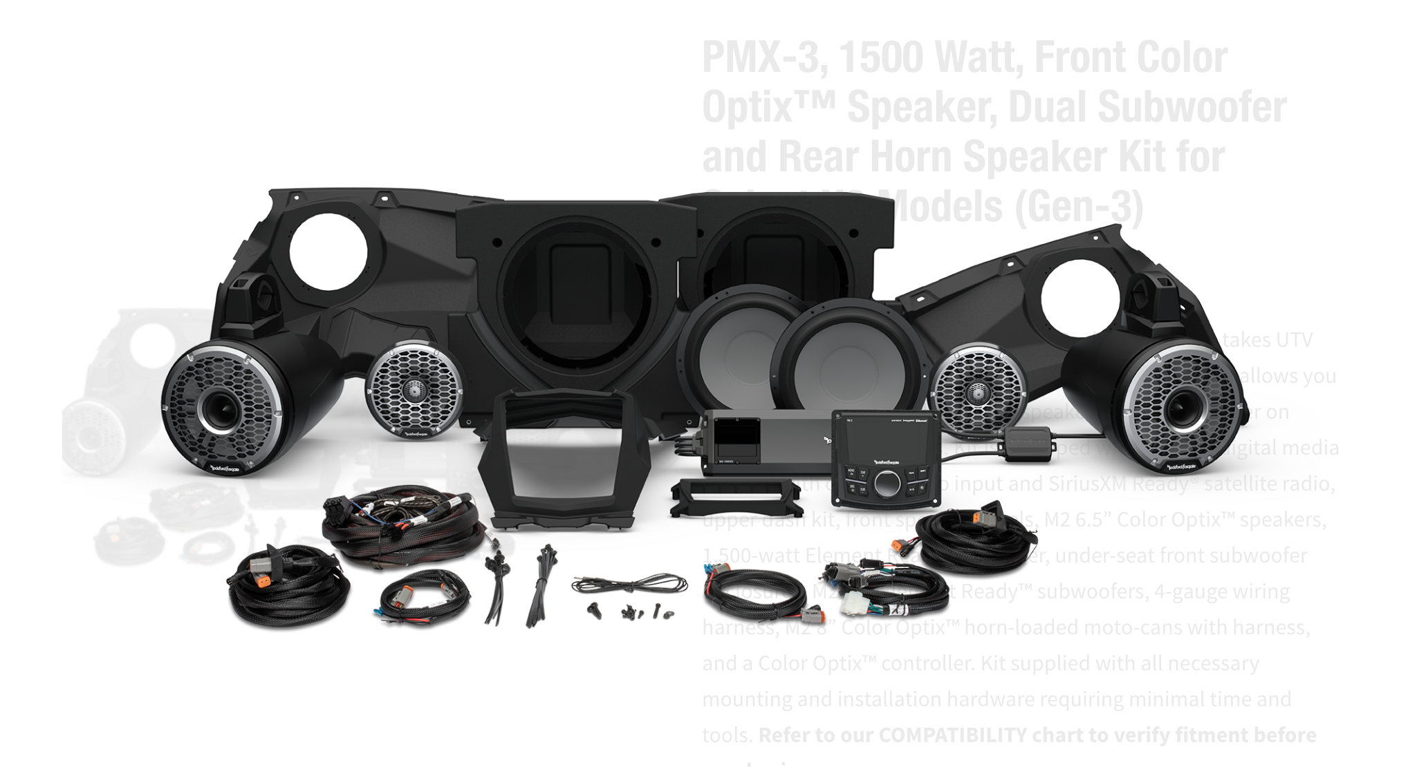 Rockford Fosgate Can Am X3 Stage 6 Kit | TMWOFFROAD