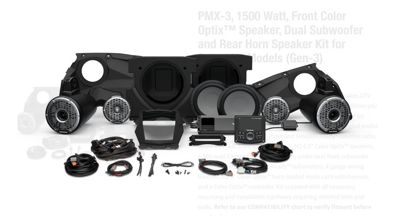 Rockford Fosgate Can Am X3 Stage 6 Kit