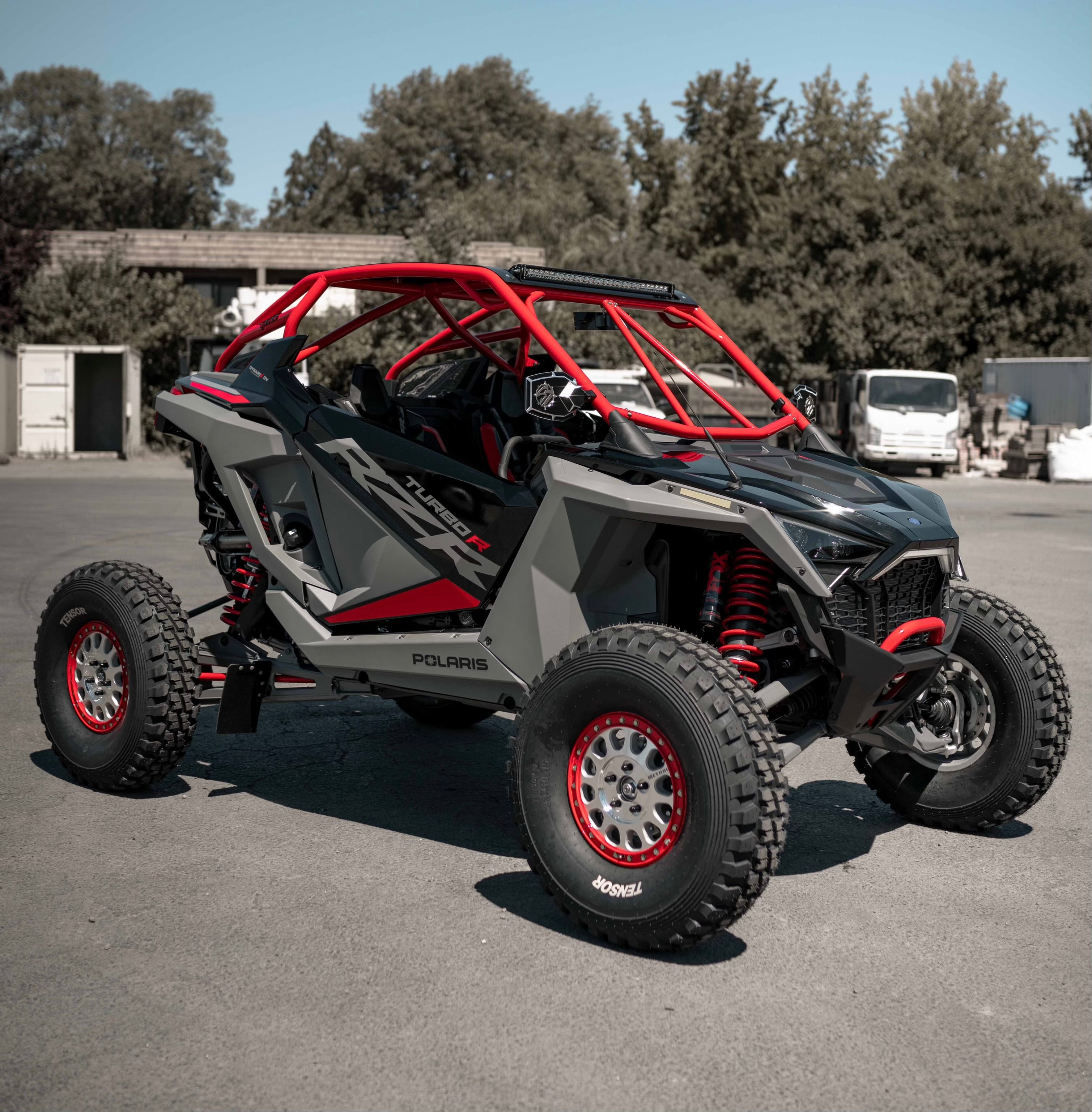 All White Turbo R Rzr TMW RZR TURBO R 2 Seat Cage (fits 2022-2024 TURBO R RZR models ...